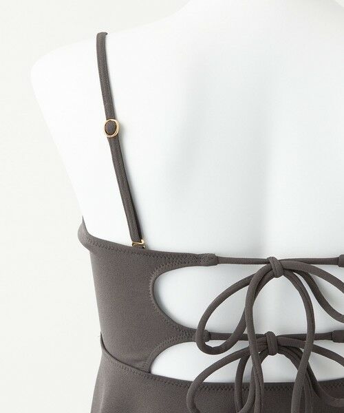 green label relaxing / グリーンレーベル リラクシング 水着・スイムグッズ | ジョーゼット風 ペプラムビスチェ&ショーツ スイムウェア / 水着 | 詳細22