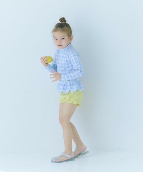 水着・ラッシュガード THM  Standard baggies  Green 楽天市場】【UVカット】girl's ZIPラッシュガード（80〜140cm