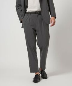 セール】A+ TWPU シャンブレー スリム スラックス -ストレッチ