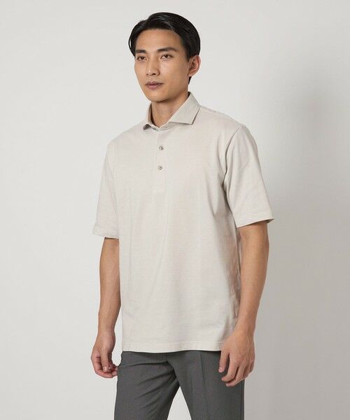 THE RERACS 24SS コットンカノコレギュラーポロシャツ 0122145949_679089557874d.jpg