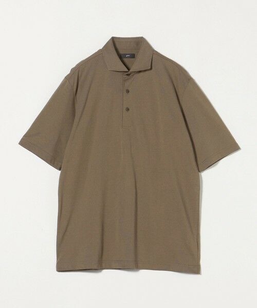 THE RERACS 24SS コットンカノコレギュラーポロシャツ セール】 <gim>25SS コットン/ナイロン カノコ ポロシャツ