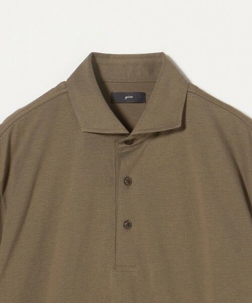 セール】 ＜gim＞25SS コットン/ナイロン カノコ ポロシャツ