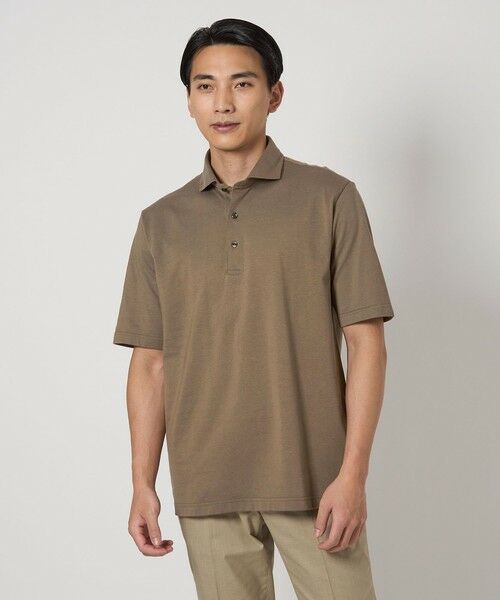 セール】 ＜gim＞25SS コットン/ナイロン カノコ ポロシャツ