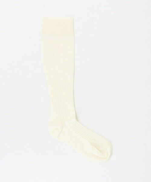 green label relaxing/グリーンレーベル リラクシング <MAEE>コンプレッション リブ ソックス OFF WHITE 25-27cm(FREE) green label relaxing/グリーンレーベル リラクシング <MAEE>コンプレッション リブ ソックス OFF WHITE 25-27cm(FREE)