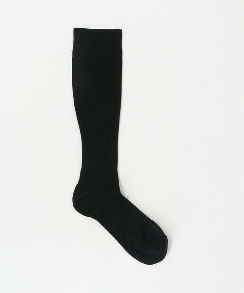 green label relaxing/グリーンレーベル リラクシング <MAEE>コンプレッション リブ ソックス BLACK 25-27cm(FREE) green label relaxing/グリーンレーベル リラクシング <MAEE>コンプレッション リブ ソックス BLACK 25-27cm(FREE)