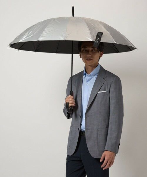 green label relaxing / グリーンレーベル リラクシング 傘 | 【別注】＜Wpc.＞GLR 16K シルバー レイン 長傘 / 晴雨兼用 / レイン / 日傘 | 詳細2