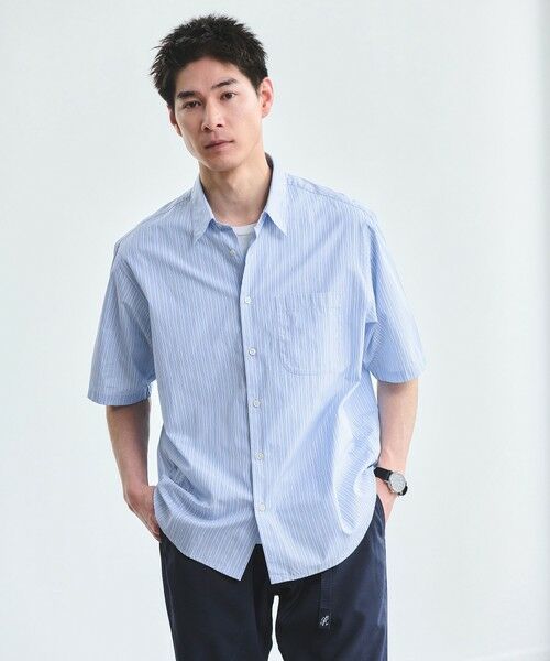 GREEN LABEL RELAXING スーツ&ブルーワイシャツ　サイズ125 green label relaxing グリーンレーベルリラクシング サマー