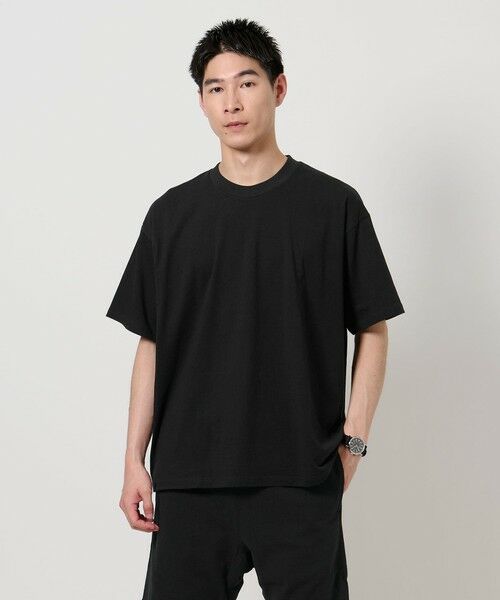 green label relaxing / グリーンレーベル リラクシング Tシャツ | <GOAT>ボックス Tシャツ(BLACK)