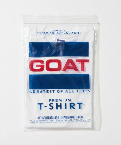 green label relaxing / グリーンレーベル リラクシング Tシャツ | ＜GOAT＞ノースリーブ Tシャツ | 詳細6