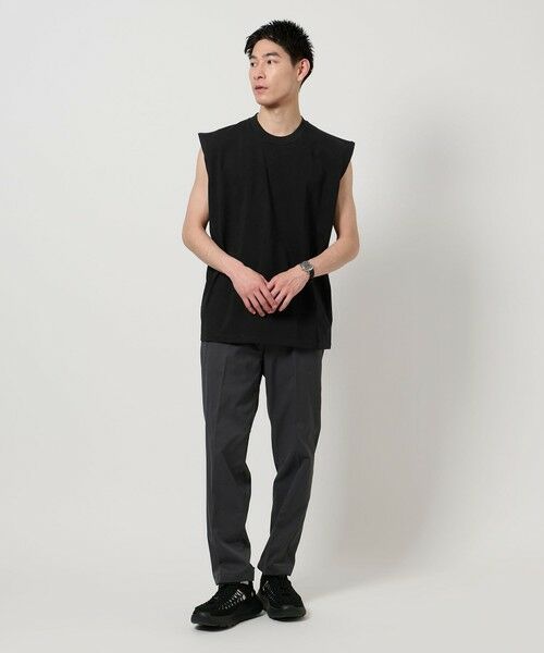 green label relaxing / グリーンレーベル リラクシング Tシャツ | ＜GOAT＞ノースリーブ Tシャツ | 詳細7