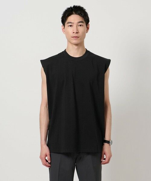 green label relaxing / グリーンレーベル リラクシング Tシャツ | ＜GOAT＞ノースリーブ Tシャツ | 詳細8