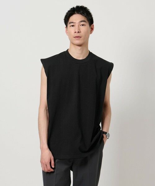 green label relaxing/グリーンレーベル リラクシング ＜GOAT＞ノースリーブ Tシャツ BLACK M