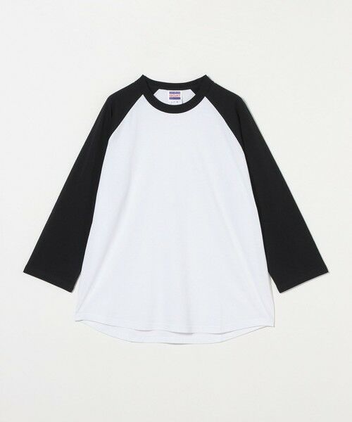 green label relaxing / グリーンレーベル リラクシング Tシャツ | ＜GOAT＞ベースボール 8分袖 Tシャツ | 詳細2