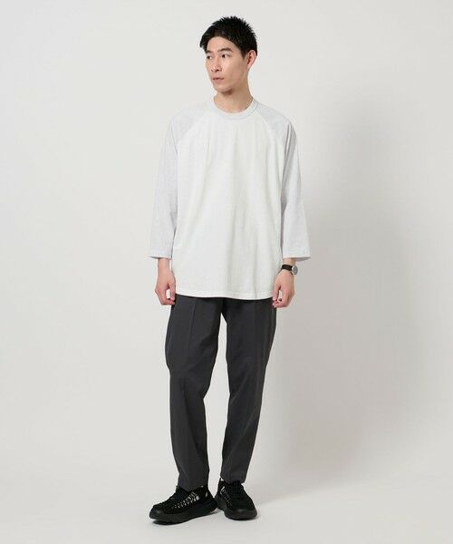 green label relaxing / グリーンレーベル リラクシング Tシャツ | ＜GOAT＞ベースボール 8分袖 Tシャツ | 詳細7