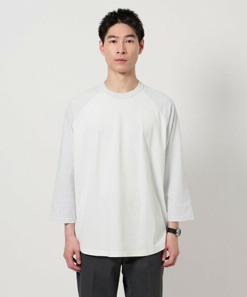 green label relaxing / グリーンレーベル リラクシング Tシャツ | ＜GOAT＞ベースボール 8分袖 Tシャツ | 詳細8