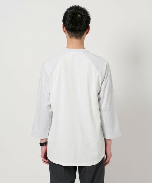 green label relaxing / グリーンレーベル リラクシング Tシャツ | ＜GOAT＞ベースボール 8分袖 Tシャツ | 詳細10