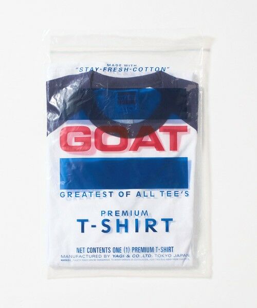 green label relaxing / グリーンレーベル リラクシング Tシャツ | ＜GOAT＞ベースボール 8分袖 Tシャツ | 詳細23