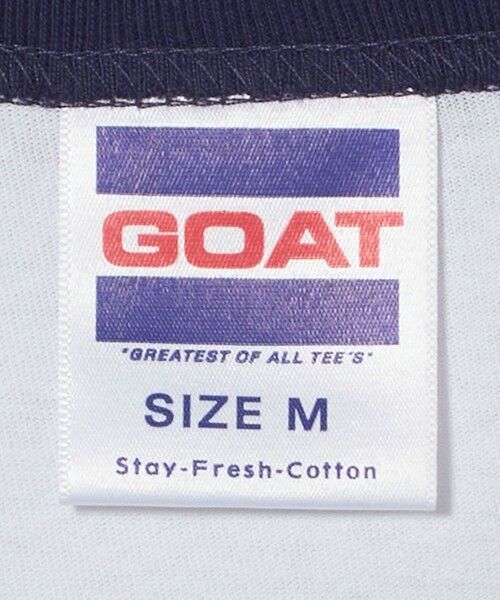 green label relaxing / グリーンレーベル リラクシング Tシャツ | ＜GOAT＞ベースボール 8分袖 Tシャツ | 詳細25