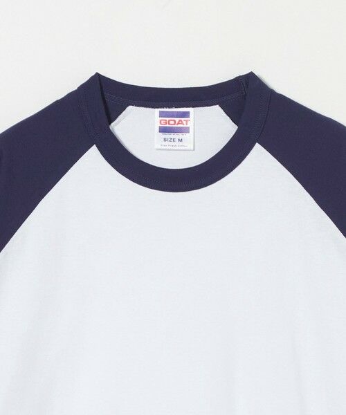 green label relaxing / グリーンレーベル リラクシング Tシャツ | ＜GOAT＞ベースボール 8分袖 Tシャツ | 詳細19