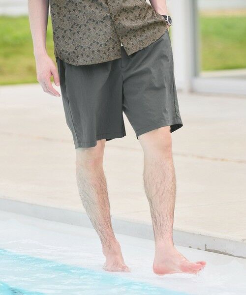green label relaxing/グリーンレーベル リラクシング WONDER CLOTH ショーツ ショートパンツ -ストレッチ・接触冷感・吸水速乾- DK. GRAY M green label relaxing/グリーンレーベル リラクシング WONDER CLOTH ショーツ ショートパンツ -ストレッチ・接触冷感・吸水速乾- DK. GRAY M