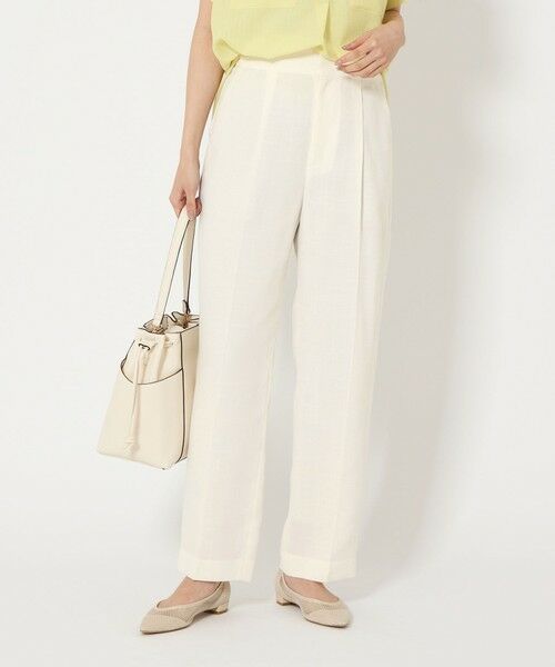 【新品】今春新作！green label relaxing リネンライクジレ M green label relaxing ベスト ジレ リネンライク -マシン