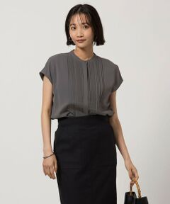 新品 green label relaxing 長袖トップス グレー ドライ プレーティング クルーネック カットソー ―吸水速乾―