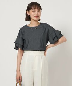 green label relaxing / グリーンレーベル リラクシング カットソー | シルトリ ダブルフレアスリーブ プルオーバー カットソー