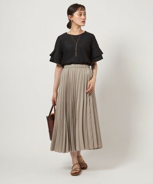 green label relaxing / グリーンレーベル リラクシング カットソー | シルトリ ダブルフレアスリーブ プルオーバー カットソー | 詳細9