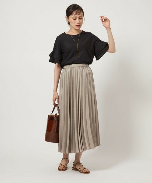 green label relaxing / グリーンレーベル リラクシング カットソー | シルトリ ダブルフレアスリーブ プルオーバー カットソー | 詳細10