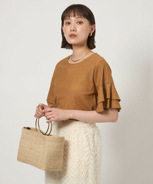 green label relaxing / グリーンレーベル リラクシング カットソー | シルトリ ダブルフレアスリーブ プルオーバー カットソー | 詳細15