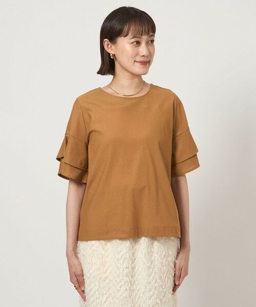 green label relaxing / グリーンレーベル リラクシング カットソー | シルトリ ダブルフレアスリーブ プルオーバー カットソー | 詳細18