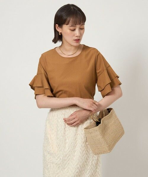 green label relaxing / グリーンレーベル リラクシング カットソー | シルトリ ダブルフレアスリーブ プルオーバー カットソー | 詳細16