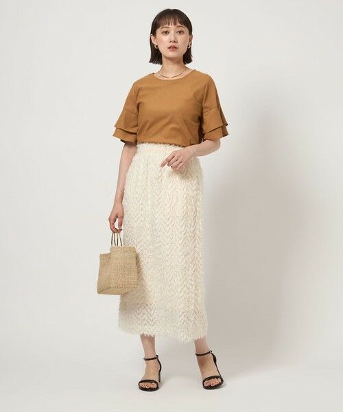 green label relaxing / グリーンレーベル リラクシング カットソー | シルトリ ダブルフレアスリーブ プルオーバー カットソー | 詳細17