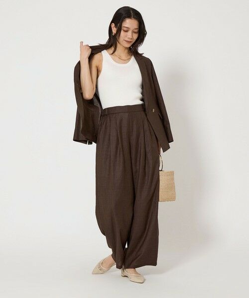 Mal. rerere シャギーノースリーブニット ブラック Vネックノースリーブニット（ニット/セーター）｜STYLEBLOCK
