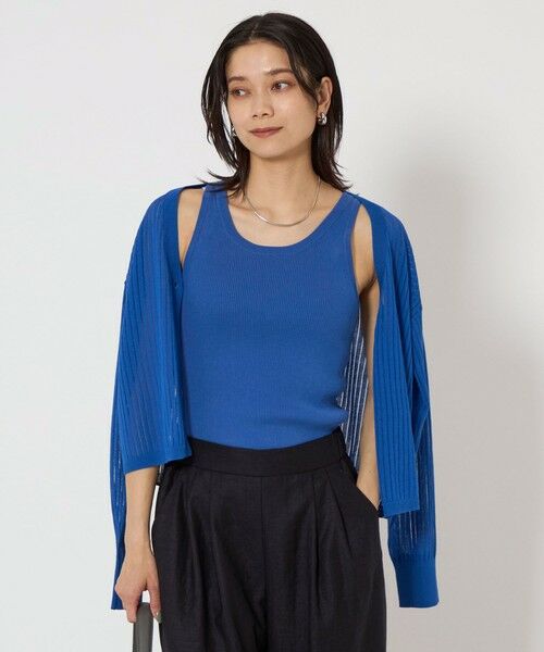 セール】 シャーリー 2WAY ノースリーブ ニット -ウォッシャブル