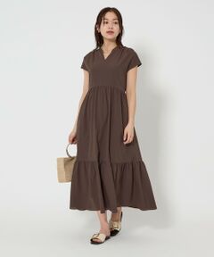 green label relaxing ロングワンピース レッド　新品 UNITED ARROWS green label relaxing（ロングワンピース/マキシ