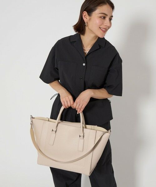 green label relaxing / グリーンレーベル リラクシング トートバッグ | 【WEB限定】トラペーズ ワイドベルト トートバッグ / A4 / 通勤 | 詳細16