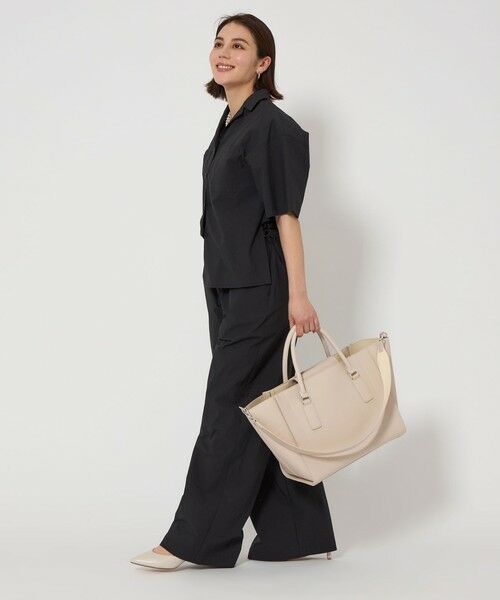 green label relaxing / グリーンレーベル リラクシング トートバッグ | 【WEB限定】トラペーズ ワイドベルト トートバッグ / A4 / 通勤 | 詳細18