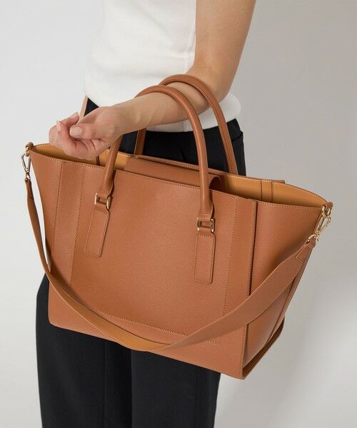 green label relaxing / グリーンレーベル リラクシング トートバッグ | 【WEB限定】トラペーズ ワイドベルト トートバッグ / A4 / 通勤 | 詳細22