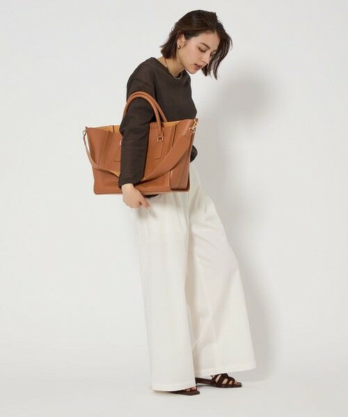 green label relaxing / グリーンレーベル リラクシング トートバッグ | 【WEB限定】トラペーズ ワイドベルト トートバッグ / A4 / 通勤 | 詳細24