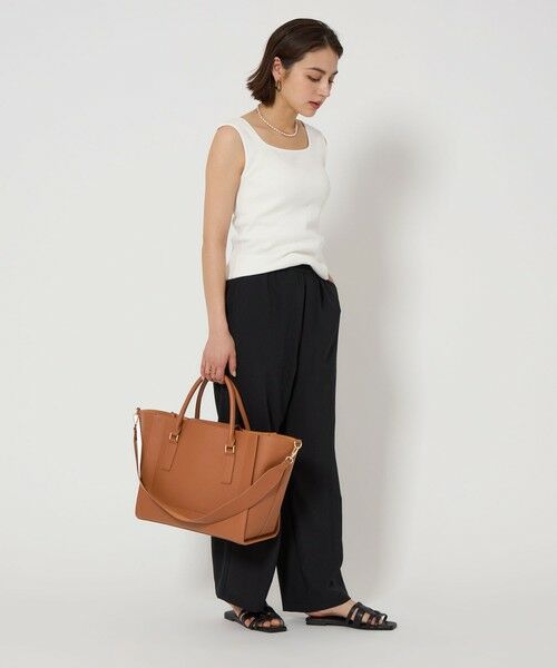 green label relaxing / グリーンレーベル リラクシング トートバッグ | 【WEB限定】トラペーズ ワイドベルト トートバッグ / A4 / 通勤 | 詳細29