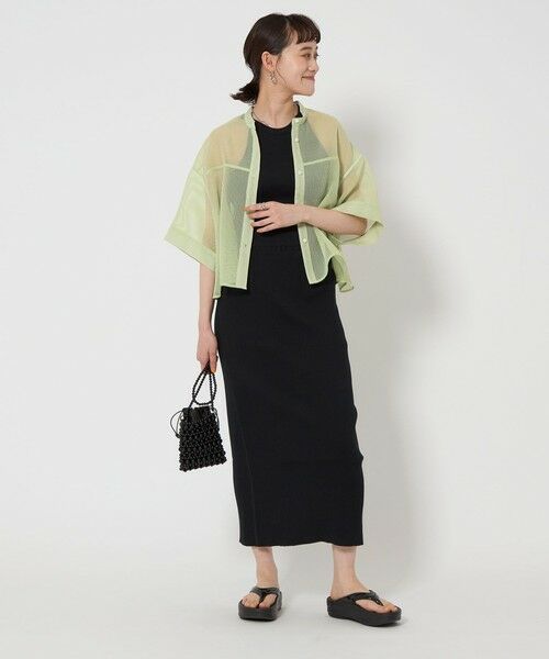 【美品】グリーンレーベルリラクシング ダブルシャギーハーフコート green label relaxing（グリーンレーベルリラクシング）の
