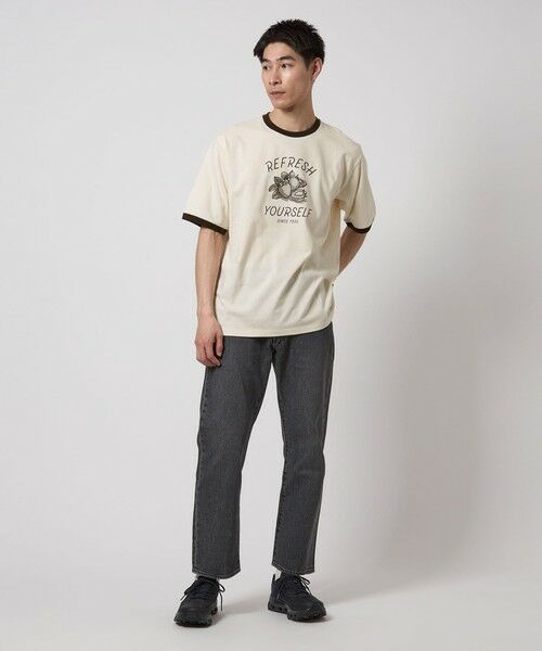 green label relaxing / グリーンレーベル リラクシング カットソー | ＜OSORA CAFE＞リンガー Tシャツ | 詳細29