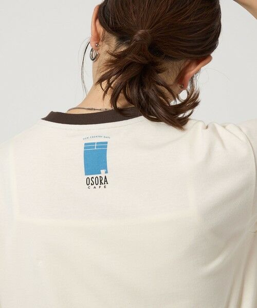 green label relaxing / グリーンレーベル リラクシング カットソー | ＜OSORA CAFE＞リンガー Tシャツ | 詳細7