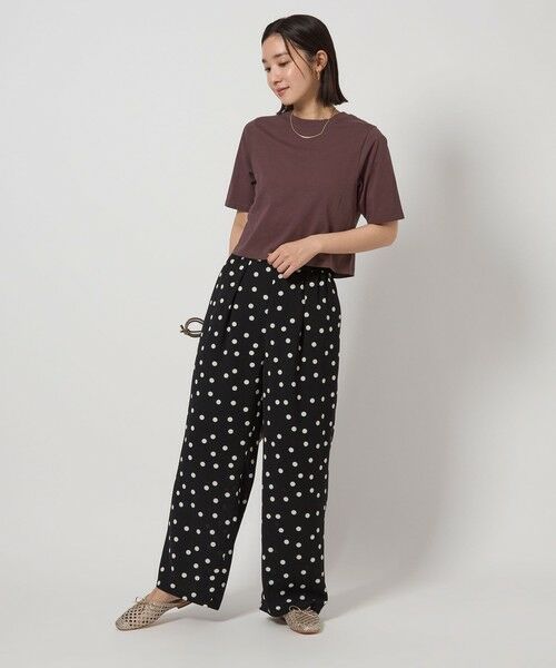 セール】 【WEB限定】＜at ease＞クロップド ショートスリーブ T