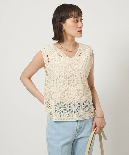 今期新品⭐︎ SUN VALLEY｜リネンベスト　hughug 今期新品⭐︎ SUN VALLEY｜リネンベスト hughug 今期新品