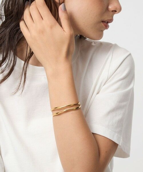 green label relaxing / グリーンレーベル リラクシング ブレスレット・バングル | ダブル ライン バングル | 詳細1