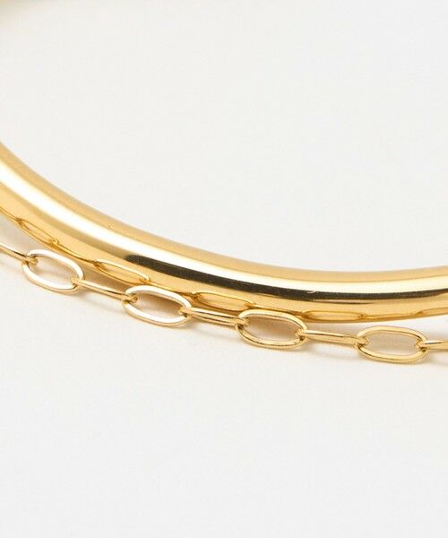 green label relaxing / グリーンレーベル リラクシング ブレスレット・バングル | チェーン コンビ バングル | 詳細5