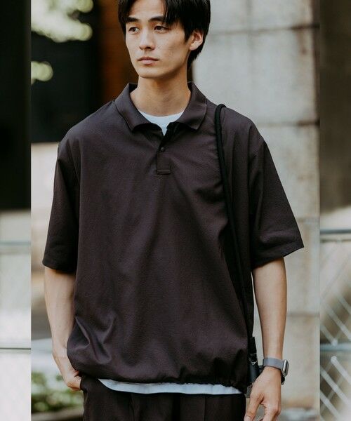 green label relaxing DotAir ヘムコード ポロシャツ DotAir ヘムコード ポロシャツ （ポロシャツ）｜green label