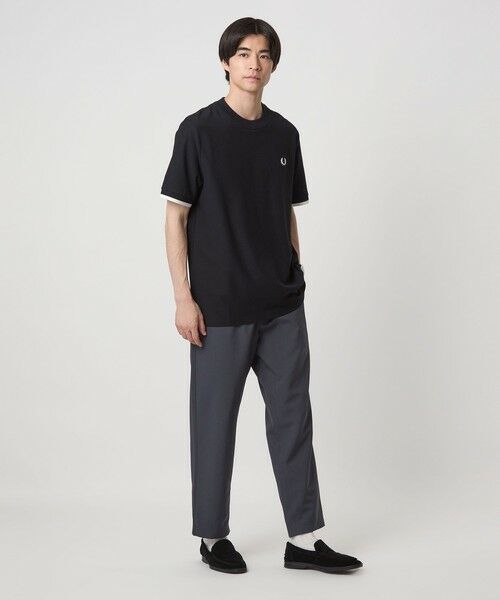 green label relaxing / グリーンレーベル リラクシング Tシャツ | <FRED PERRY>ティップカフ カノコ Tシャツ | 詳細1